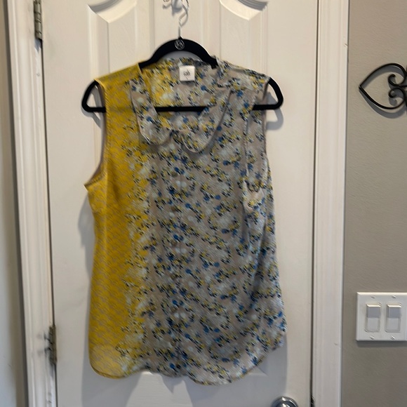 CAbi Tops - Cabi sleeveless semi sheer top size L